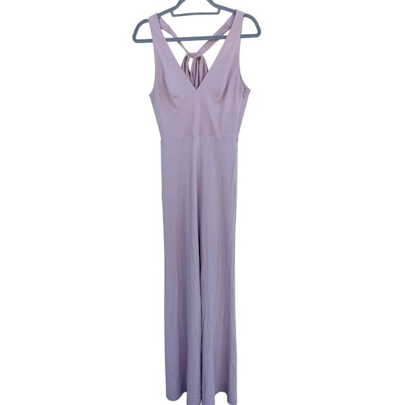 BHLDN Dresses & Skirts - BHLDN Maxi Dress, Rose, Sheer Back Panels, Tie‎ Back, Long, Sz 4